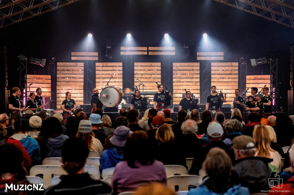 A+D Pipe Band Saturday Showcase Auckland Folk Festival