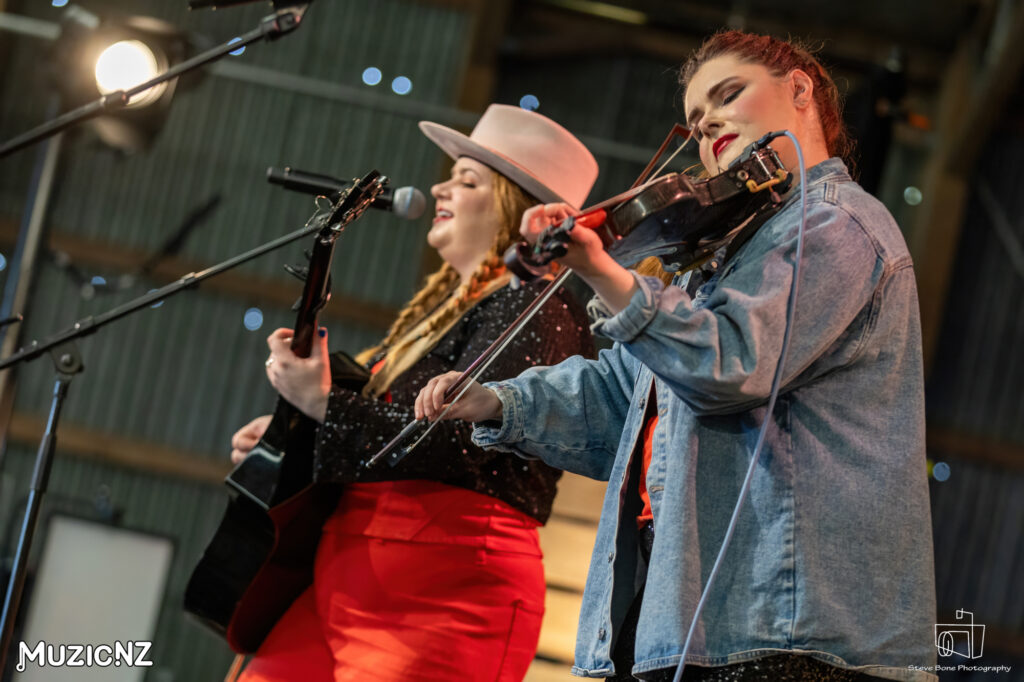 Cassie and Maggie Auckland Folk Festival