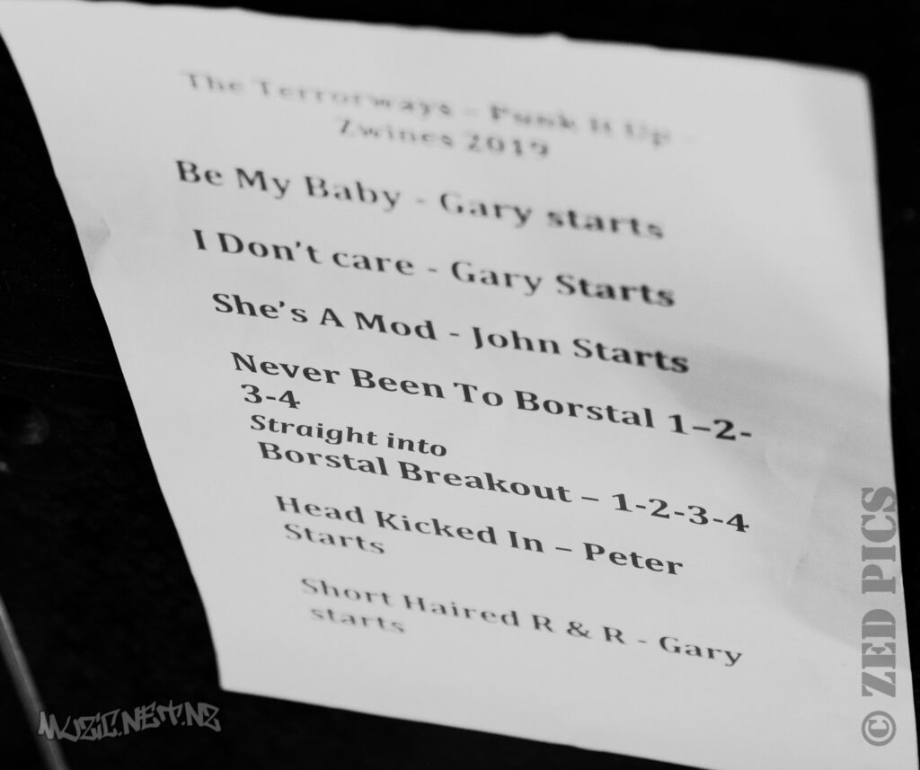 The Terrorways @ Punk It Up Iv @ Zwines (bluestone Room), Auckland 25/05/2019