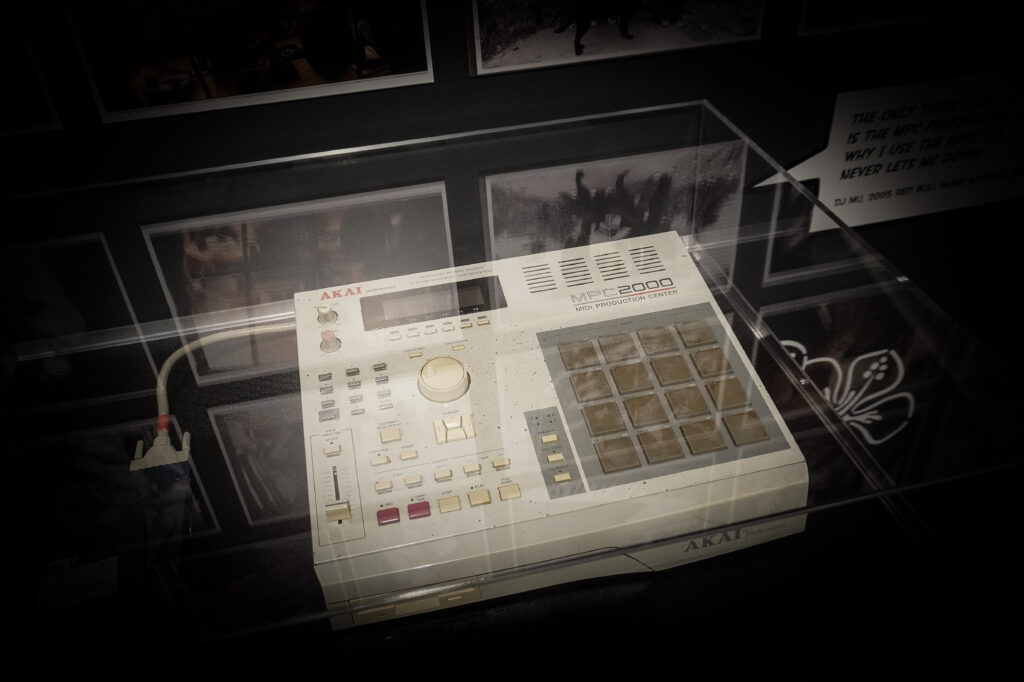 Mu's original MPC - note it runs off a 3" floppy disc