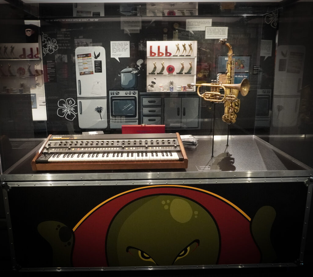 Warren's Sax, Toby's Trumpet, Ian's keyboard