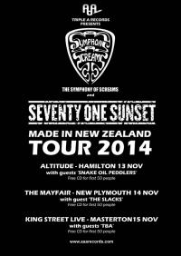 Aaa Records Presents:the Symphony Of Screams New Video And Joint Tour With 71 Sunset