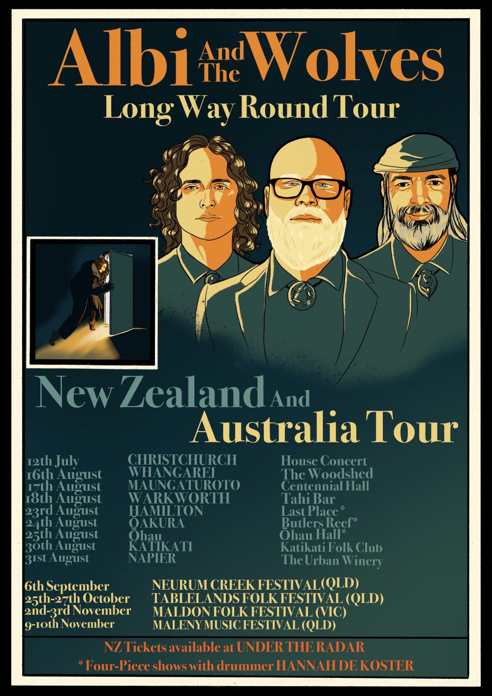 Albi & The Wolves Announce Long Way Round Tour