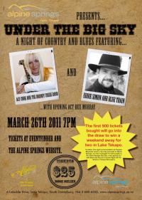 Alpine Springs Hosts Country And Blues Night &lsquo;under The Big Sky&rsquo;