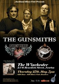 Auckland Blues Club Presents: The Flaming Mudcats, Darcy Perry Blues Band & The Gunsmiths