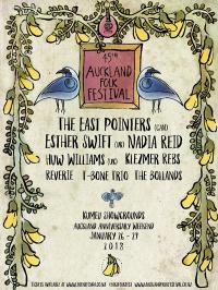 Auckland Folk Festival 2018 First Artist Announcement