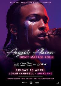 August Alsina Announces Auckland Show