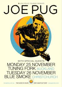 Austin, Tx Singer Songwriter Joe Pug Announces Two New Zealand Tour Dates
