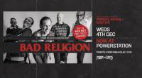 Bad Religion Venue Change To The Powerstation