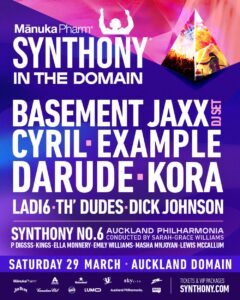 Basement Jaxx (dj Set) & Darude Join The Mānuka Pharm Synthony In The Domain 2025 Lineup