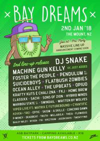 Bay Dreams 2018 Second Announcement