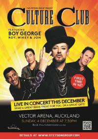 Boy George And Culture Club Nz Visa Approved Christchurch Show Cancelled