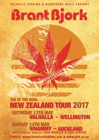 Brant Bjork Tao Of The Devil New Zealand Tour