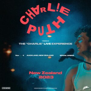 Charlie Puth Announces Joy. As Support On Upcoming Nz Tour