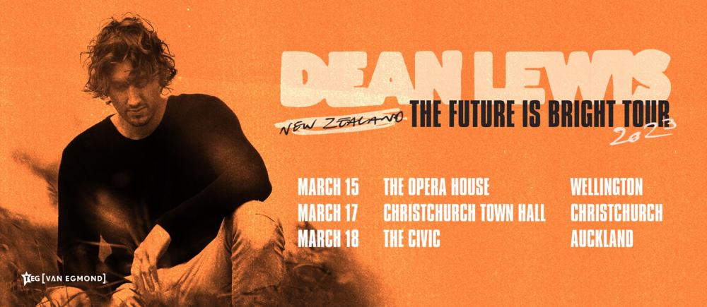 Dean Lewis Announces Jack Gray Will Join His 'the Future Is Bright' New Zealand Shows Next Week