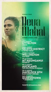 Deva Mahal Announces Georgia Lines As Support For New Zealand Wide 'kinship' Tour
