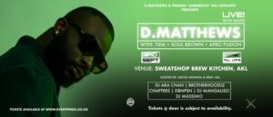 D.matthews Announces Auckland Concert