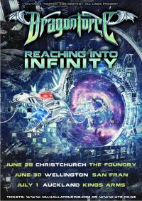 Dragonforce 'reaching Into Infinity' New Zealand Tour