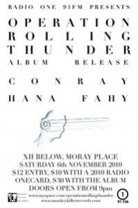 Dunedinmusic.com, Monkey Killer Records & Radio One Announce Operation Rolling Thunder&rsquo;s Dunedin Album Release Show