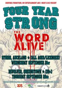 Four Year Strong And The Word Alive Nz Tour