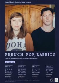 French For Rabbits Announce August Tour Of Aotearoa