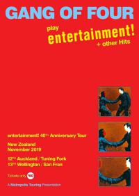 Gang Of Four Reschedule New Zealand Tour Dates