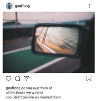 Geoff Ong Drops 'all The Hours' + Video