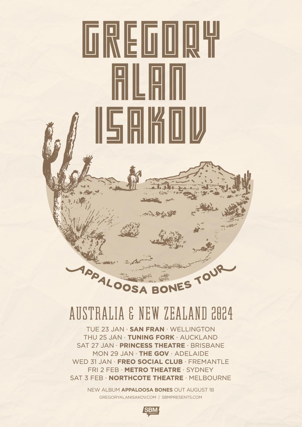 Gregory Alan Isakov Announces New Zealand Tour Dates