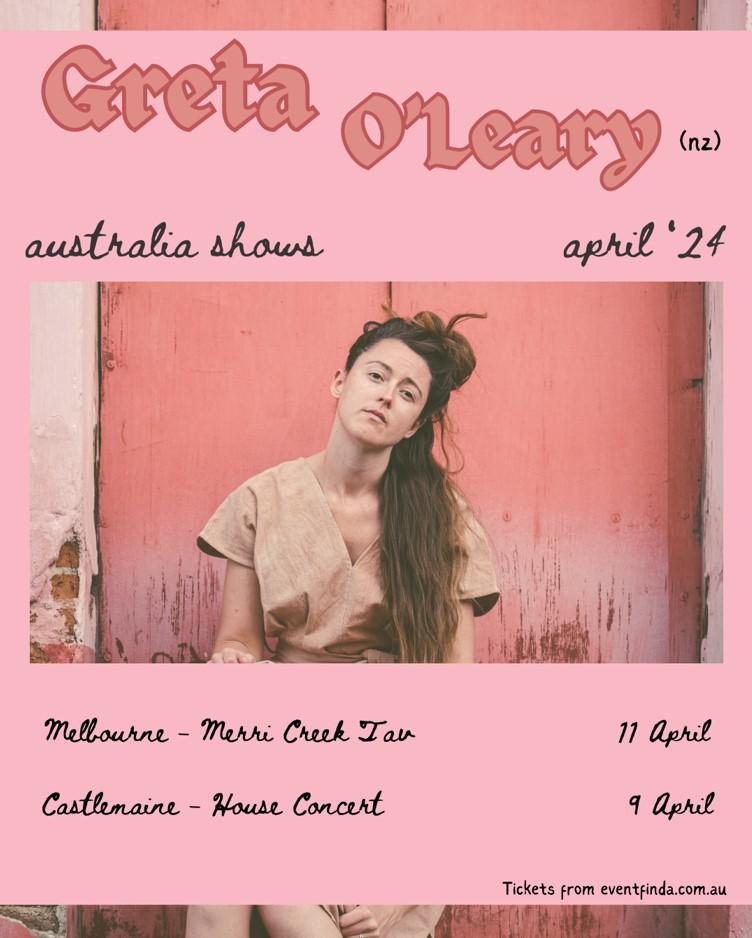 Greta O'leary Announces Debut Australia Shows