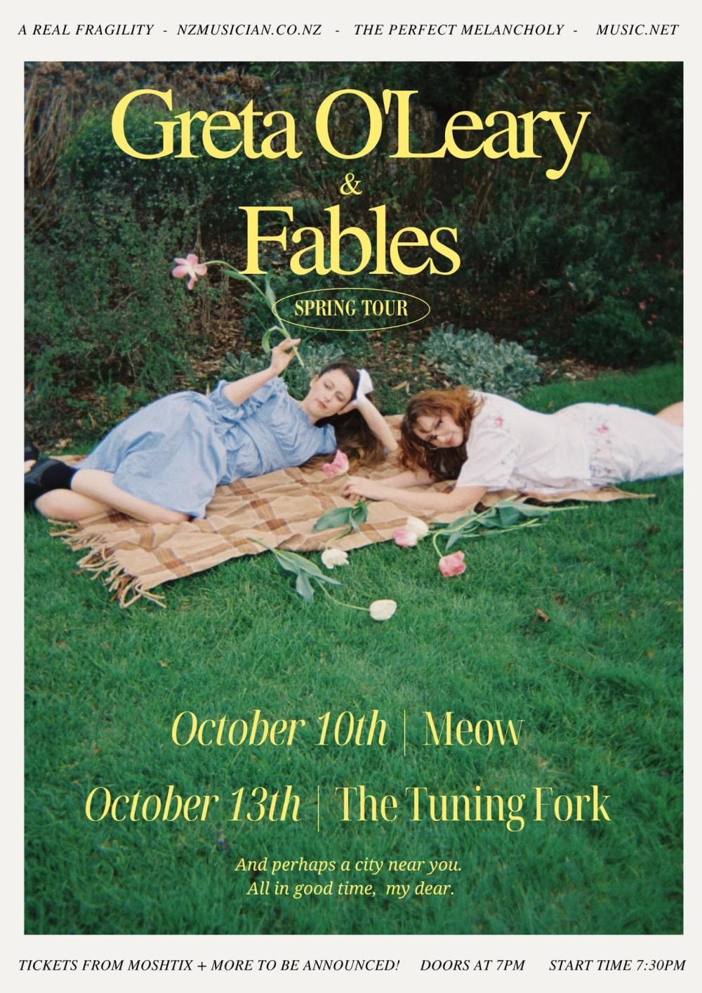 Greta O'leary & Fables Announce Spring Tour
