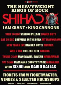 Heavyweight Kings Of Rock Shihad, I Am Giant, King Cannons