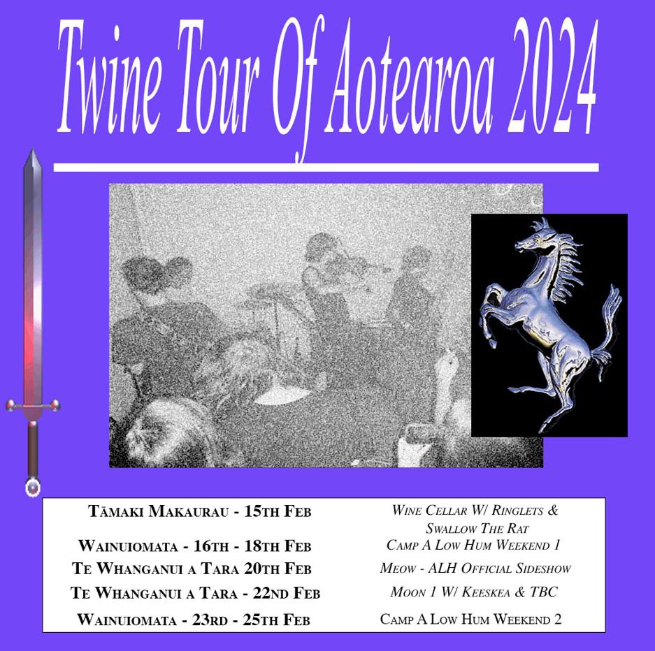 Introducing Kaurna Land/adelaide Noise Rock Group Twine; Debut Tour Of Aotearoa February 2024