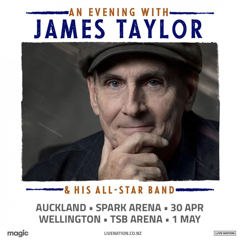 James Taylor And His All Star Band Announce 2024 Nz Tour Dates