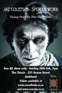 Jaz Coleman, One Nz Show Only