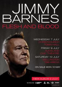 Jimmy Barnes Announces New Zealand 'flesh And Blood' Tour Dates