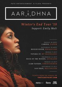 Kiwi Sensation Aaradhna Announces &lsquo;winter&rsquo;s End&rsquo; Tour
