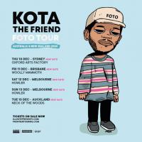 Kota The Friend Reschedules Au & Nz Leg Of 'foto Tour' To December 2020 Encouraging Fans To #keepyourticket
