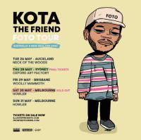 Kota The Friend Reschedules New Zealand & Australia Tour
