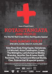 Kotahitangata (one People) Concert For The Nz Red Cross 2011 Earthquake Appeal