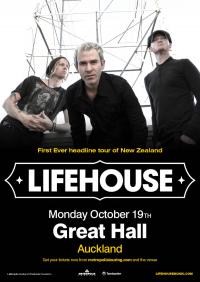 Lifehouse Announces First Headline Tour Of New Zealand