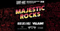 Majestic Rocks: Head Like A Hole & Villainy With Massive Supports In Whanganui This February