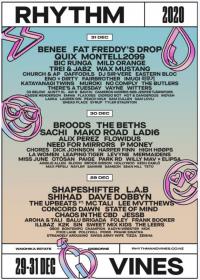 More Acts + Day Split Announced For Rhythm And Vines 2020