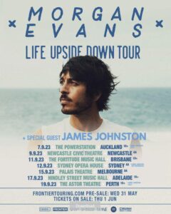 Morgan Evans Announces Life Upside Down Tour For New Zealand This September