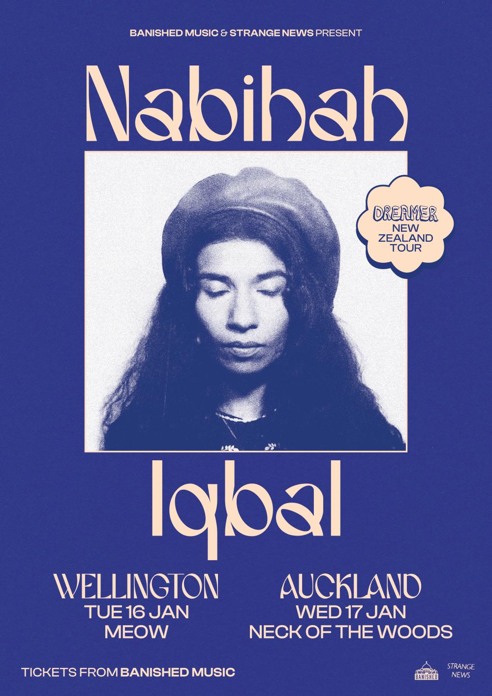 Nabihah Iqbal Nz Tour Jan 2024