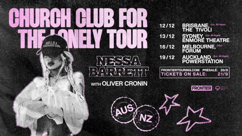 Nessa Barrett (us) Announces Debut Headline New Zealand Tour This December