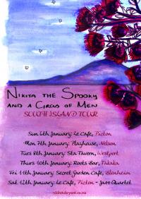 Nikita The Spooky And A Circus Of Men Nz Tour