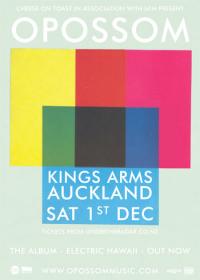 Opossom Announce Auckland Show Dec 1st