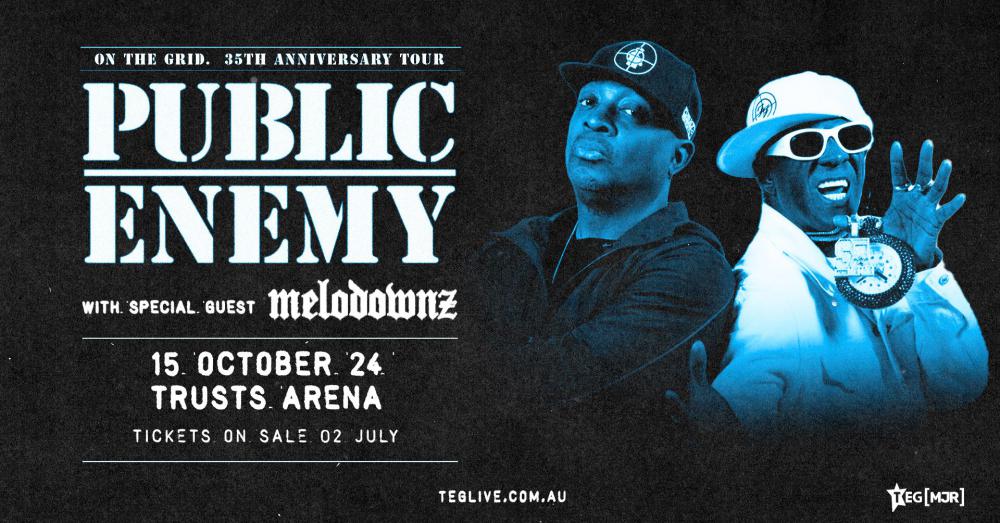 Public Enemy To Return To Aotearoa To Kick Off Their 'on The Grid 35th Anniversary Tour'