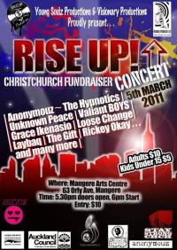 "rise Up" Christchurch Relief Gig