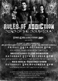 Rules Of Addiction Sins Of The South Tour